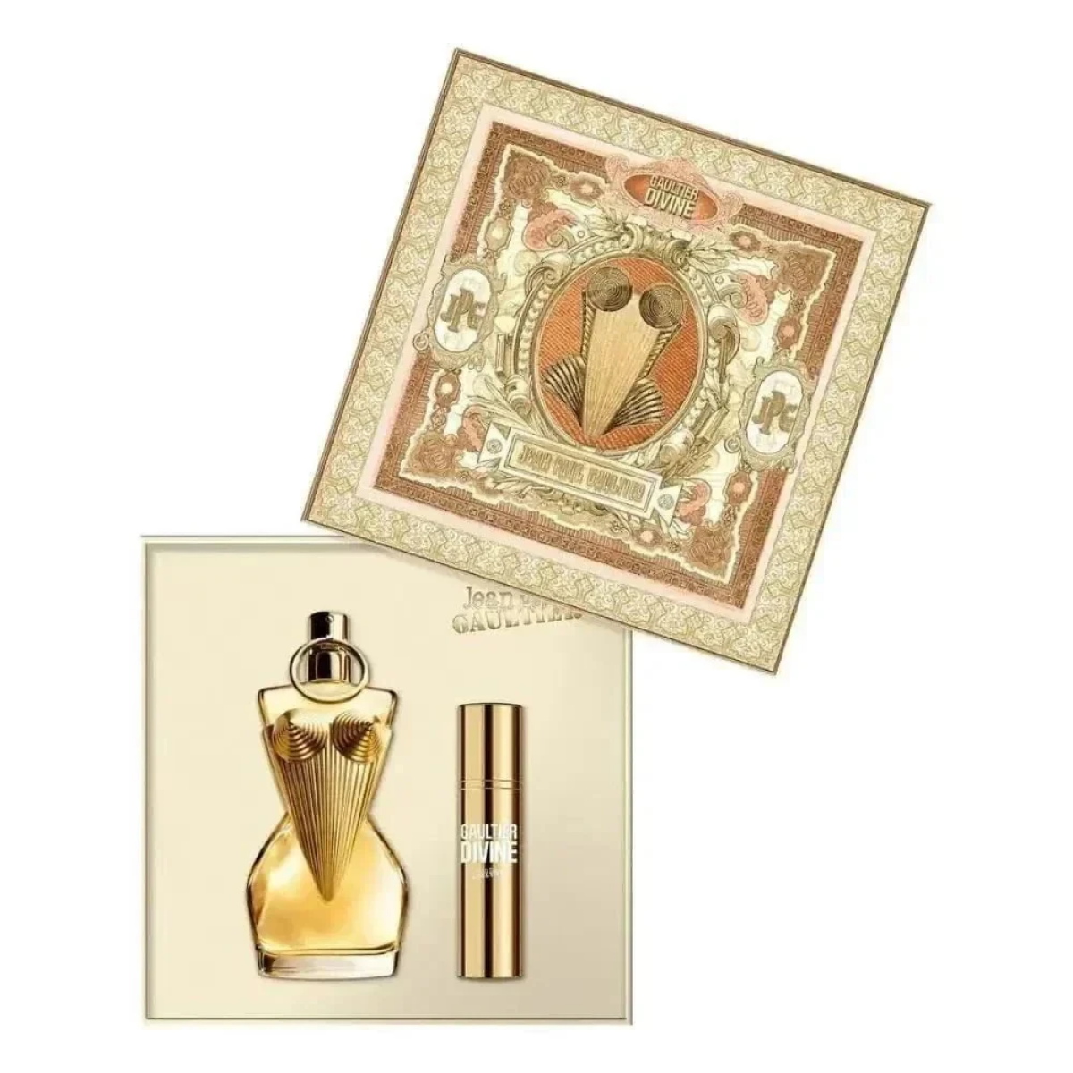 Conjunto Gaultier Divine Jean Paul Gaultier Feminino - Eau De Parfum 50ml + Travel Size 10ml - Jm Grife - Conjunto Gaultier Divine Jean Paul Gaultier Feminino - Eau De Parfum 50ml + Travel Size 10ml - - Jm Grife - divine, feminino, gaultier, issues, jean, Jm Grife, MLB3746511405, paul - Jm Grife