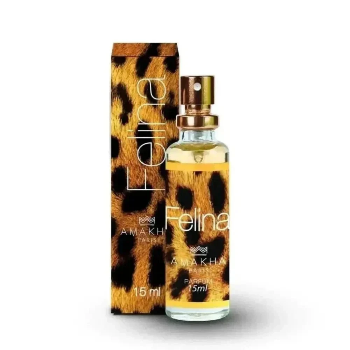 Frasco e Caixa de Perfume Felina Amakha Paris com Estampa de Leopardo - Jm Grife - Frasco e Caixa de Perfume Felina Amakha Paris com Estampa de Leopardo - - shopee - 15ml, amakha, cada, felina, fragr, muito, mundo, ncias, paris, perfume, Perfume Felina Amakha paris 15ml -JD, shopee - Jm Grife