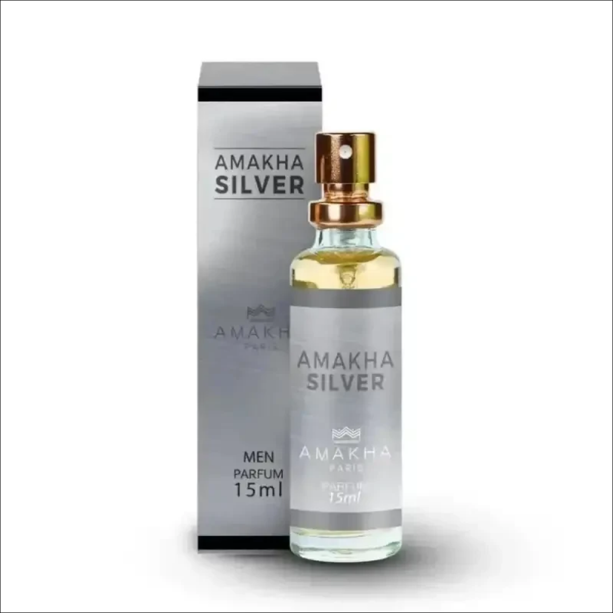Frasco de Perfume Silver-Ref Silver Scent 15ml com Caixa - Jm Grife