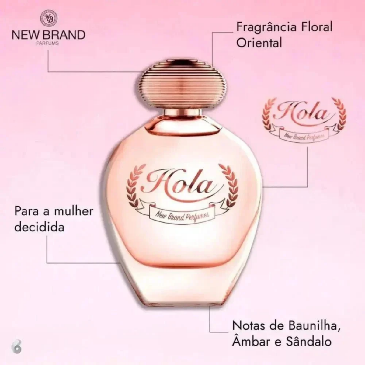 Hola New Brand Eau De Parfum - Perfume Feminino 100ml - Jm Grife - Hola New Brand Eau De Parfum - Perfume Feminino 100ml - - Jm Grife - 100ml, aqui, brand, celebra, feminina, feminino, floral, grifehola, hola, Jm Grife, mais, MLB1874429290, mulher, ncia, parfum, perfume, representa - Jm Grife