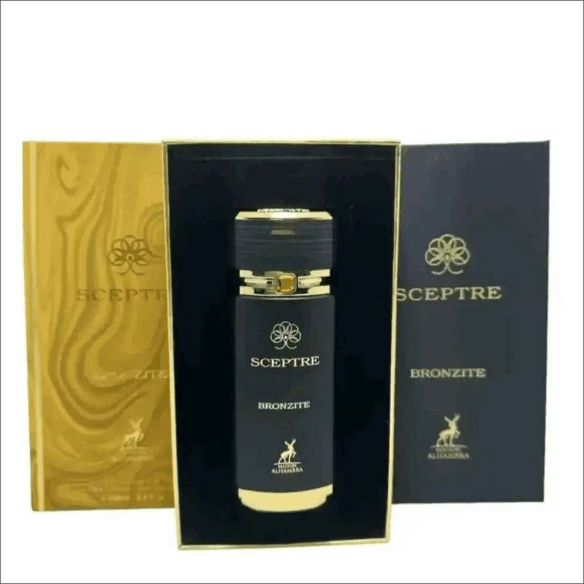 Maison Alhambra Sceptre Bronzite - Perfume Masculino 100ml, Fragrância Amadeirada e Sofisticada - Jm Grife