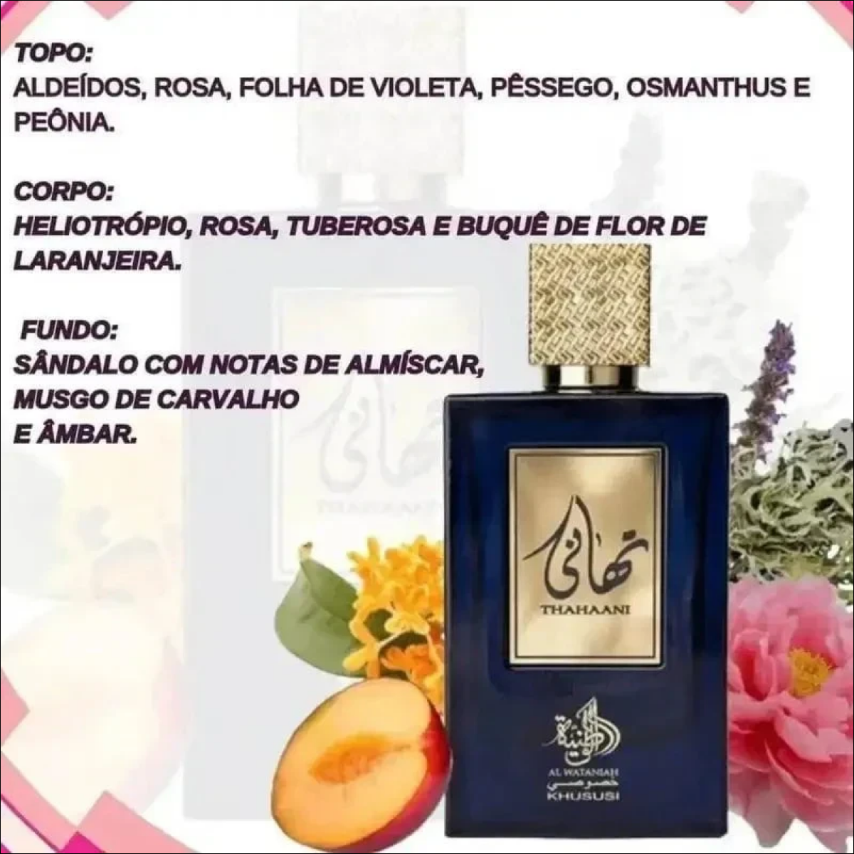 Perfume Árabe Thahaani Al Wataniah 100ml Edp Original - Jm Grife - Perfume Árabe Thahaani Al Wataniah 100ml Edp Original - - Jm Grife - ad1738g72f, Jm Grife - Jm Grife