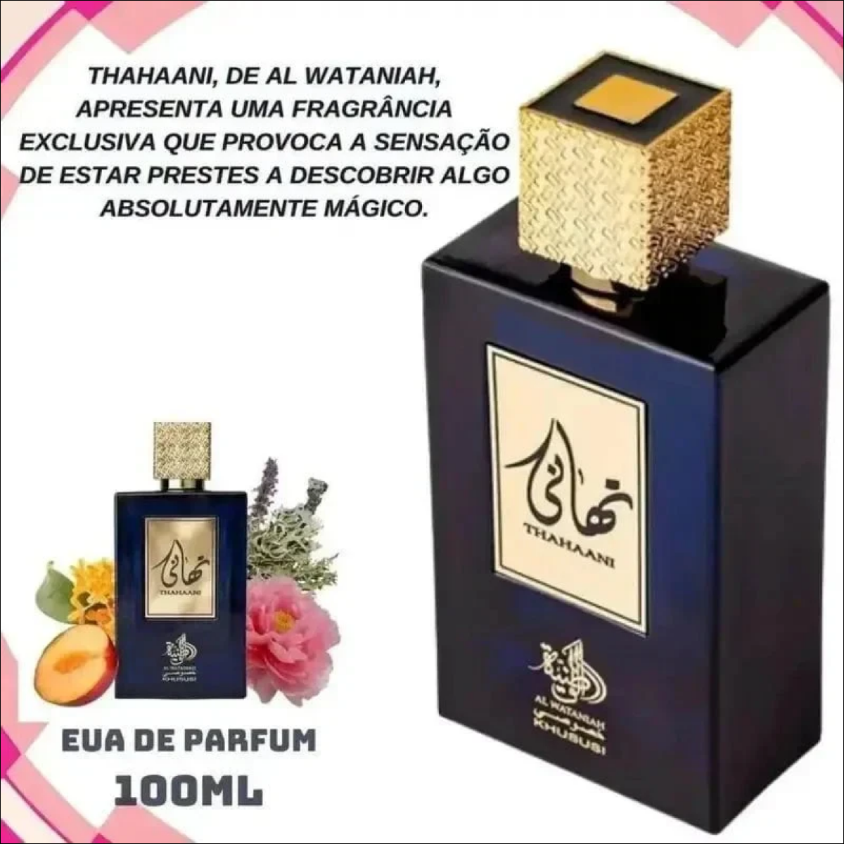 Perfume Árabe Thahaani Al Wataniah 100ml Edp Original - Jm Grife - Perfume Árabe Thahaani Al Wataniah 100ml Edp Original - - Jm Grife - ad1738g72f, Jm Grife - Jm Grife