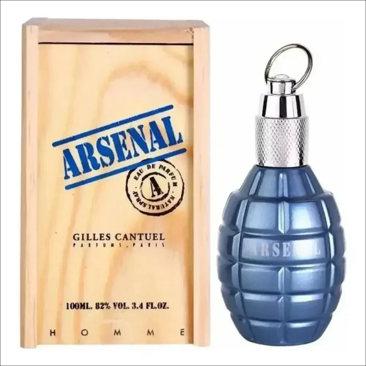 Perfume Arsenal Blue 100ml EDP Masculino - Fragrância Amadeirada Para O Homem Moderno -