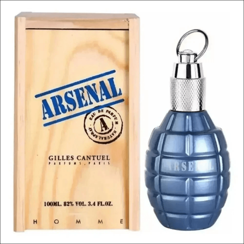 Perfume Arsenal Blue 100ml EDP Masculino - Fragrância Amadeirada Para O Homem Moderno - Jm Grife