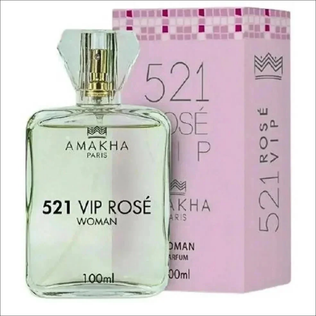 Perfume Feminino 521 Vip Rose Amakha Paris 100ml Bolso Bolsa - Jm Grife - Perfume Feminino 521 Vip Rose Amakha Paris 100ml Bolso Bolsa - - Jm Grife - Jm Grife, MLB2909741117 - Jm Grife