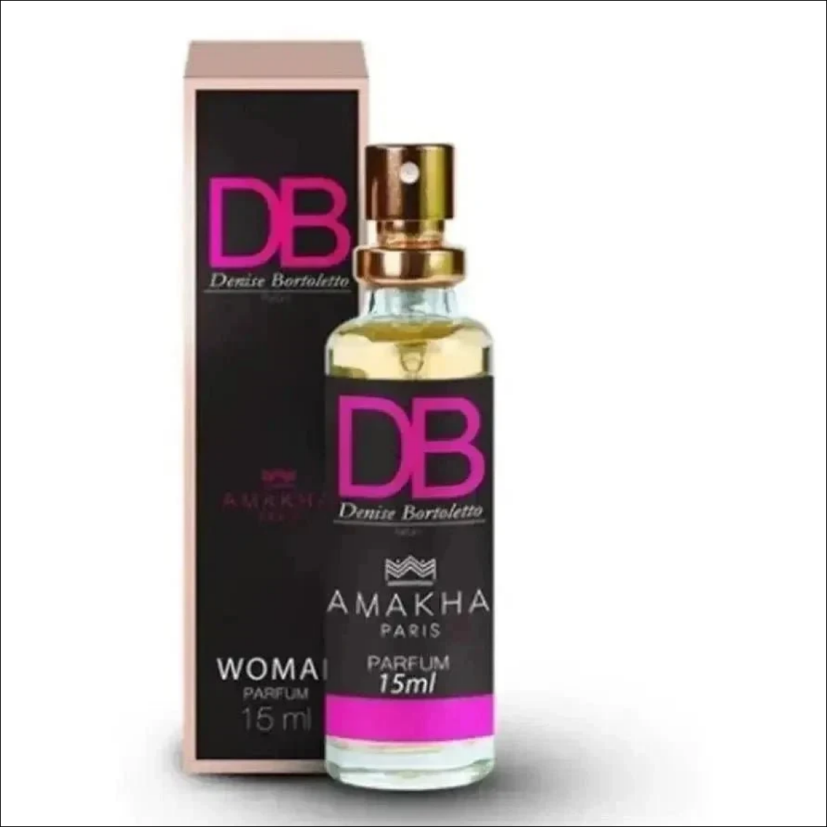 Perfume Feminino Amakha Paris 15ml com Detalhes em Rosa e Frete Grátis - Jm Grife
