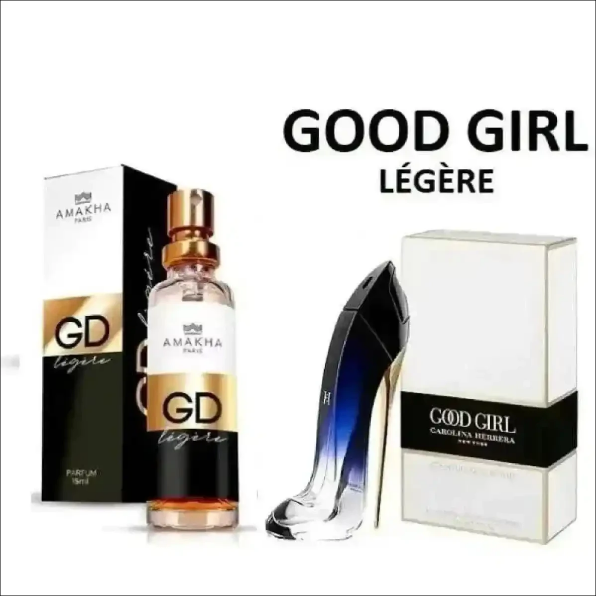 Perfume Feminino GD Légerè Amakha Paris 15ml - Fragrância Floral e Frutada Sofisticada - Jm Grife
