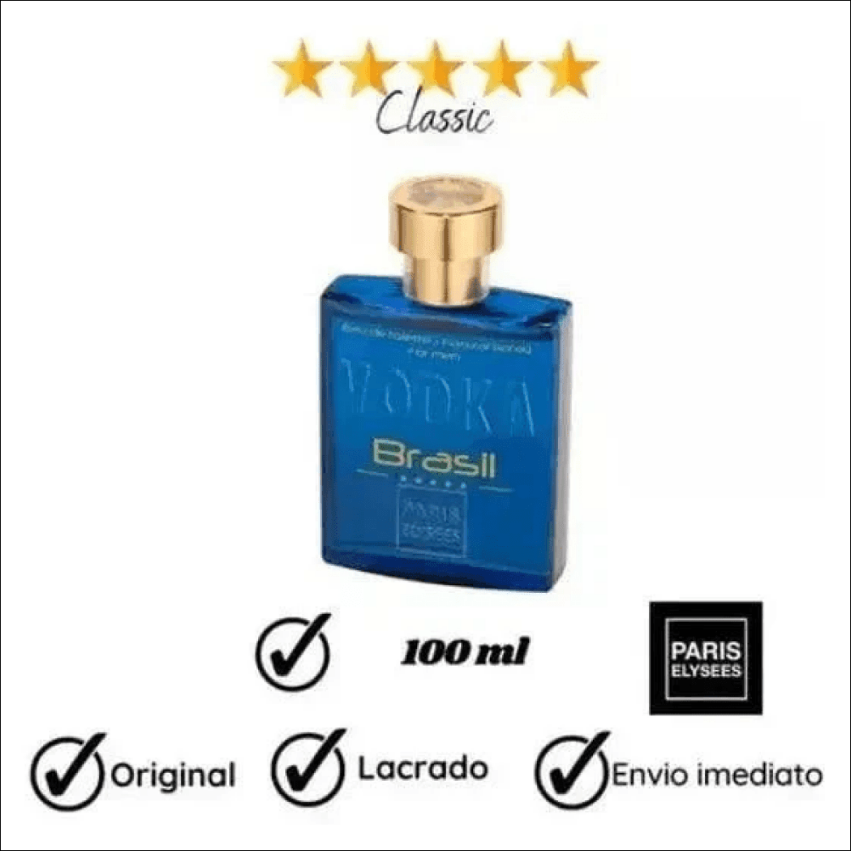 Perfume masculino Vodka Brasil Azul 100 Ml Paris Elysees - Jm Grife - Perfume masculino Vodka Brasil Azul 100 Ml Paris Elysees - - Jm Grife - azul, brasil, Jm Grife, MLB22505676, paris, perfume, vodka - Jm Grife