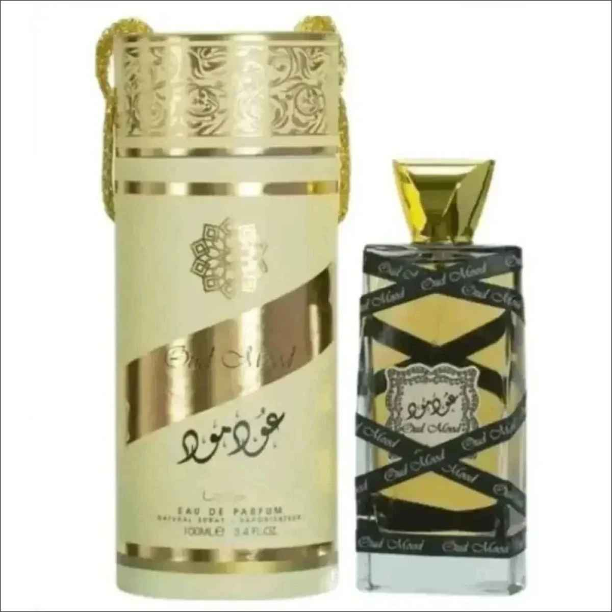 Perfume Oud Mood Latafa 100ml - Frasco Dourado Luxuoso com Nota de Oud e Âmbar - Jm Grife - Perfume Oud Mood Latafa 100ml - Frasco Dourado Luxuoso com Nota de Oud e Âmbar - Lattafa - Jm Grife - Jm Grife, Lattafa, QNQR02QC8J - Jm Grife
