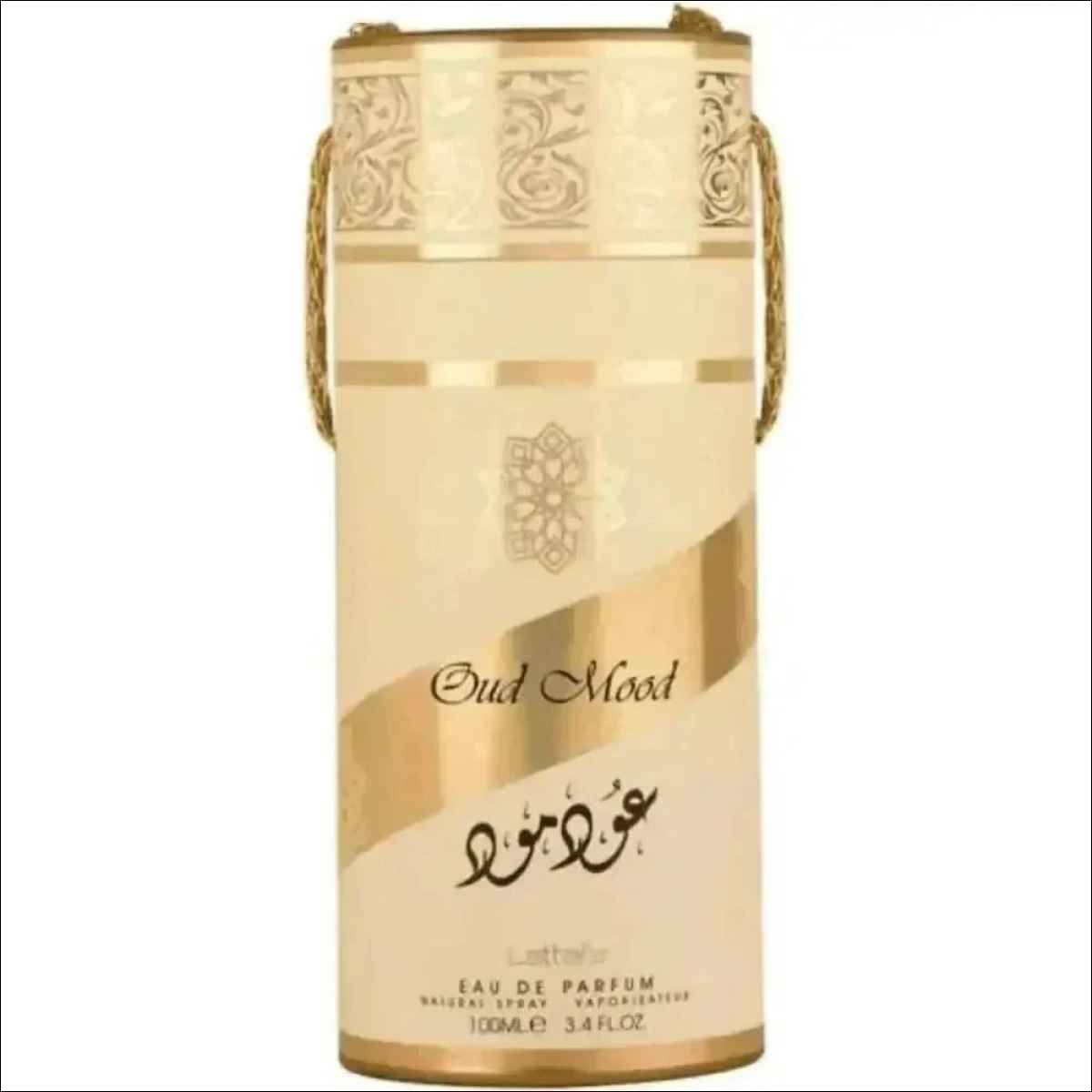 Perfume Oud Mood Latafa 100ml - Frasco Dourado Luxuoso com Nota de Oud e Âmbar - Jm Grife - Perfume Oud Mood Latafa 100ml - Frasco Dourado Luxuoso com Nota de Oud e Âmbar - Lattafa - Jm Grife - Jm Grife, Lattafa, QNQR02QC8J - Jm Grife