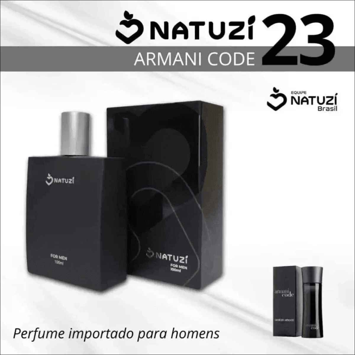 Perfume Vidro N-23 Arnani Code Natuzí 100ML - Fragrância Amadeirada e Elegante para Homens - Jm Grife - Perfume Vidro N-23 Arnani Code Natuzí 100ML - Fragrância Amadeirada e Elegante para Homens - - . - 100ml, arnani, code, fragr, marca, natuz, ncia, para, perfume, vidro - Jm Grife