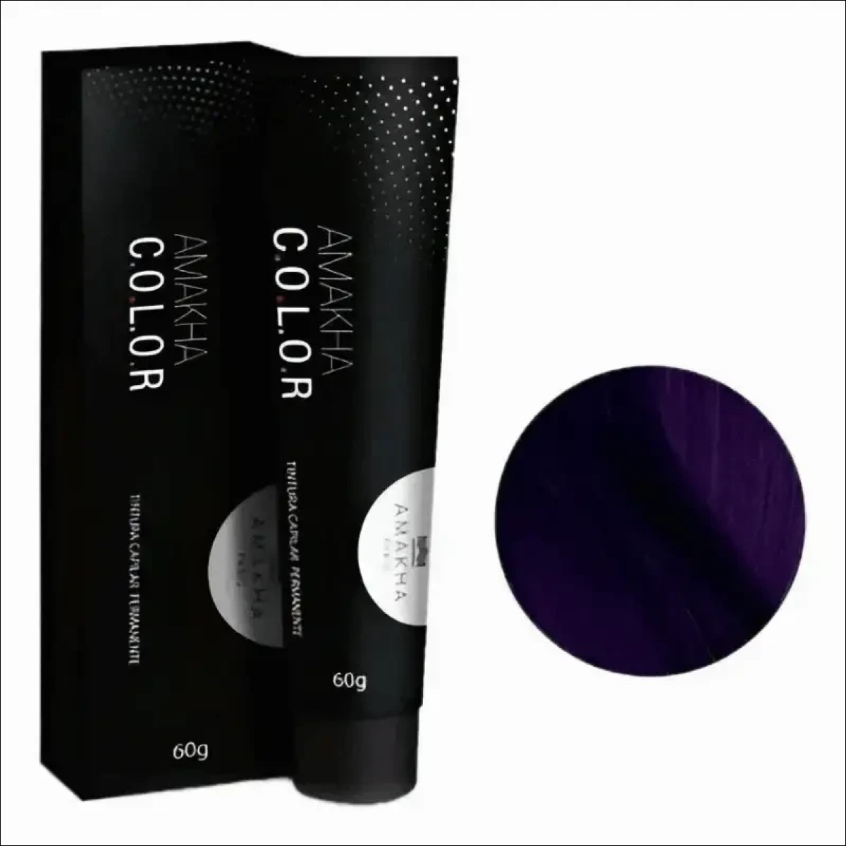 Tinta De Cabelo Amakha Paris Violeta 0.2 - Cor Vibrante e Duradoura Para Seus Cabelos - Jm Grife