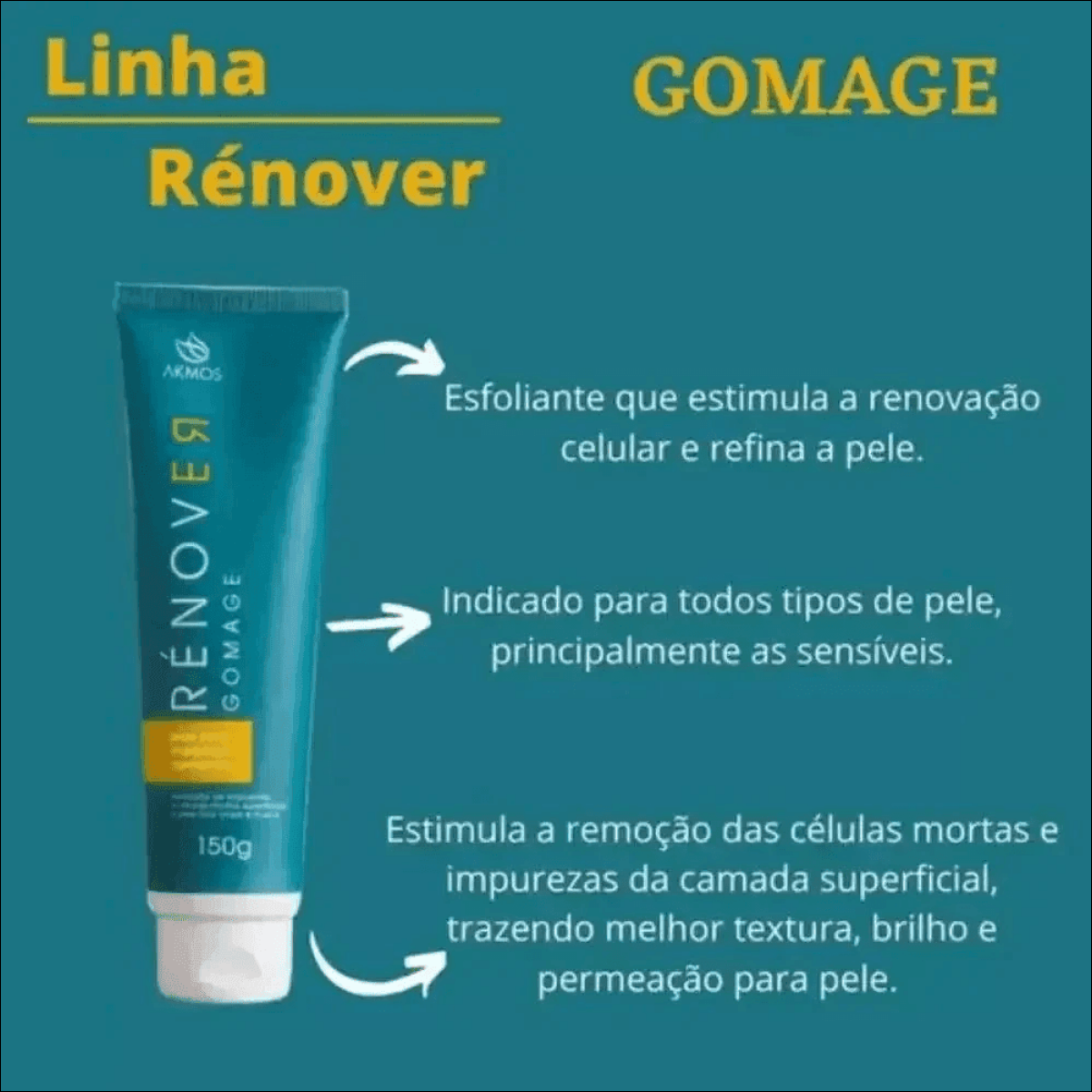 Clareador Gomage Corporal, Facial Virilha Axilas Foliculite - Jm Grife