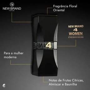 Perfume Feminino New Brand 4 Women 100ml - Floral Oriental Glamouroso e Luxuoso - Jm Grife - Perfume Feminino New Brand 4 Women 100ml - Floral Oriental Glamouroso e Luxuoso - - Jm Grife - 100ml, brand, feminino, issues, Jm Grife, MLB1463689832, perfume, women - Jm Grife