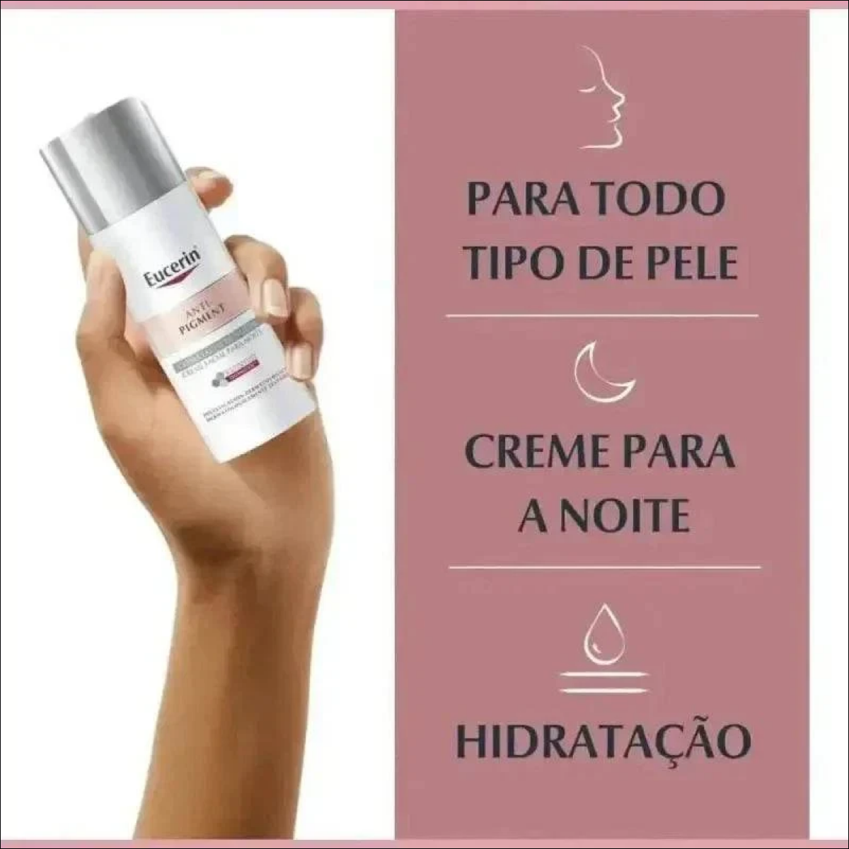 Eucerin Anti-pigment Creme Clareador Facial Noite 50ml Tipo de pele Todos os tipos de pele - Jm Grife