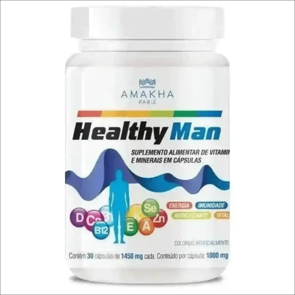 Healthy Man Polivitamínicos Amakha Paris 30 Cápsulas 1400mg - Suplemento Vitamínico Masculino - Jm Grife - Healthy Man Polivitamínicos Amakha Paris 30 Cápsulas 1400mg - Suplemento Vitamínico Masculino - - shopee - Healthy Man Polivitamínicos - Amakha Paris 30 cápsulas de 1400mg cada, issues, shopee - Jm Grife