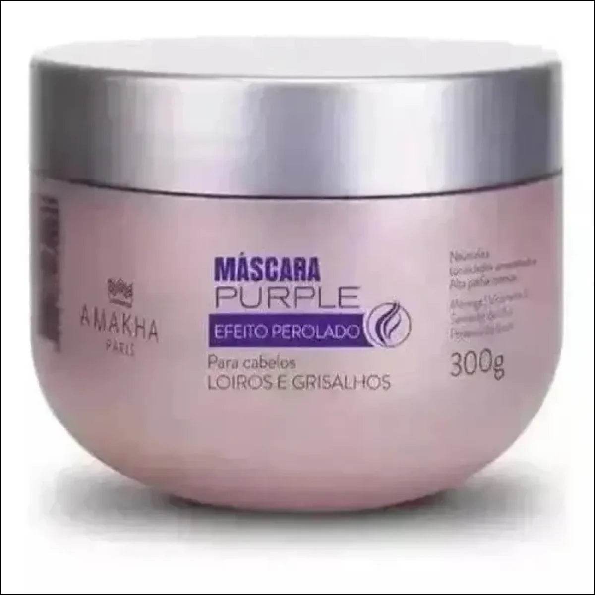Máscara Matizadora Purple 300g Amakha para Cabelos Radiantes - Jm Grife - 300g, alta, amakha, atua, barato, indica, issues, matizadora, Máscara Matizadora Purple 300g Amakha Paris Barato D+, neutralizando, paris, performance, purple, scara, shopee, tons - Jm Grife