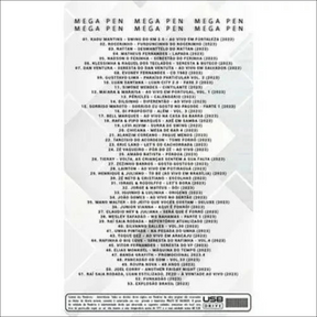 Pen Drive gravado com música - Mega Pen - Estourados - Vol.1 - Jm Grife