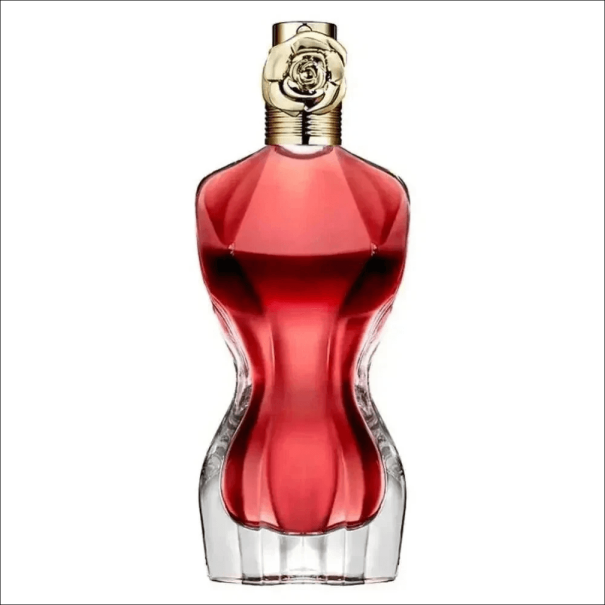 Perfume Belle Jean Paul Gaultier em frasco de torso vermelho - Jm Grife