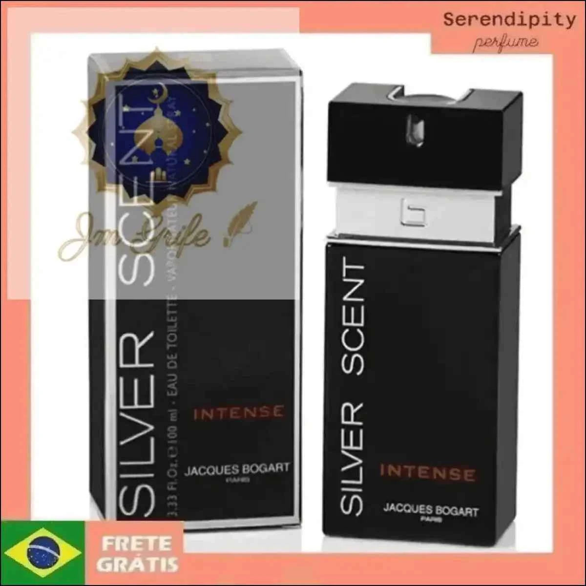 Perfume Silver Scent Intense 100ML - Fragrância Amadeirada e Oriental para Elegância Masculina