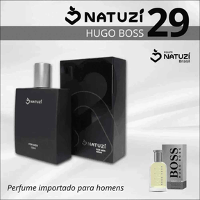 Perfume Vidro Natuzí 100ml - 29 Hugo Boss: Elegância Floral Cítrica com Longa Duração e Design Sofisticado - Jm Grife