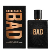 Perfume Diesel Bad Eau De Toilette Masculino 100 Ml - Fragrância Marcante de Tabaco e Caviar -